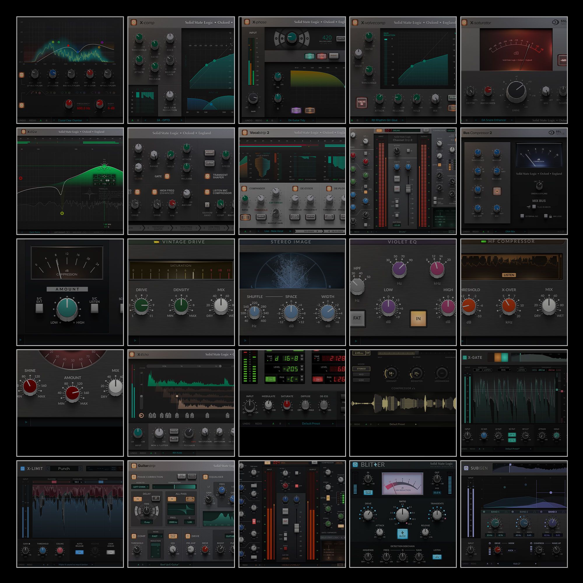 Solid State Logic SSL X-EQ 2, X-Limit, X-Comp